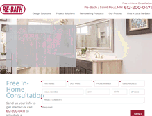 Tablet Screenshot of minnesotarebath.com